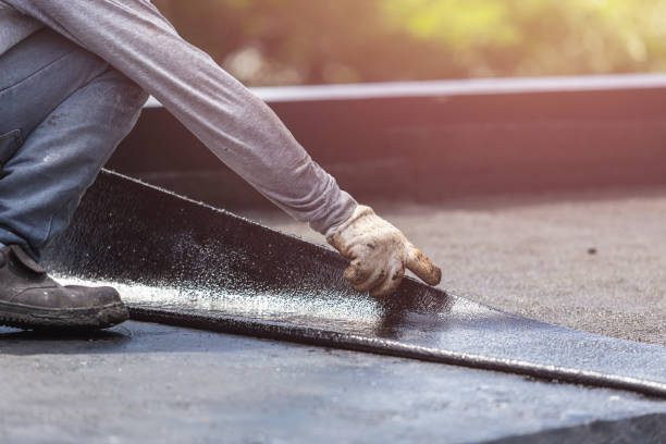 Professional Waterproofing technician working in Gambier, OH